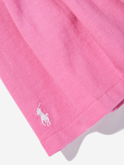 Girls Pleated Skort in Pink