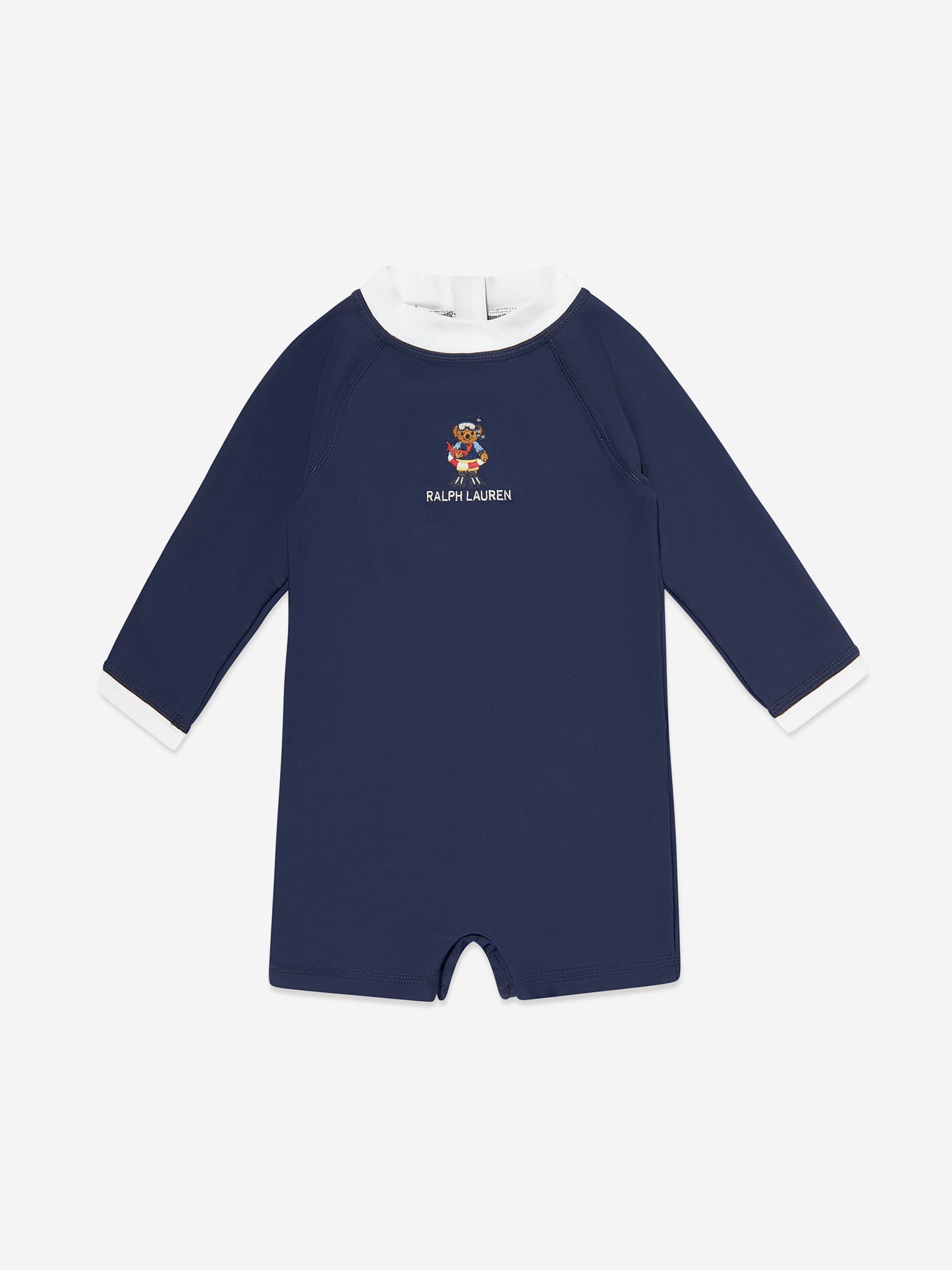 Baby Boys Rash Guard Sunsuit in Navy
