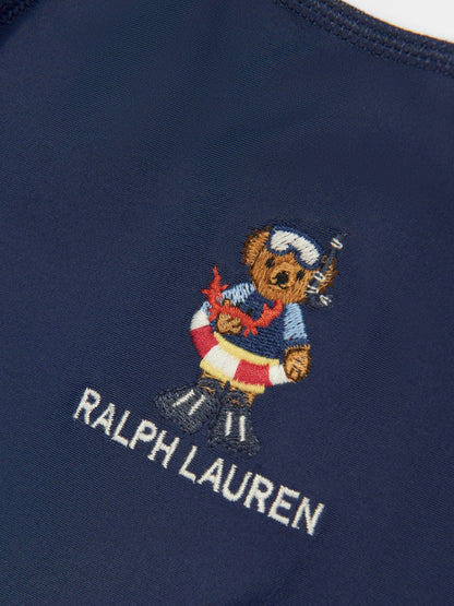 Baby Boys Rash Guard Sunsuit in Navy