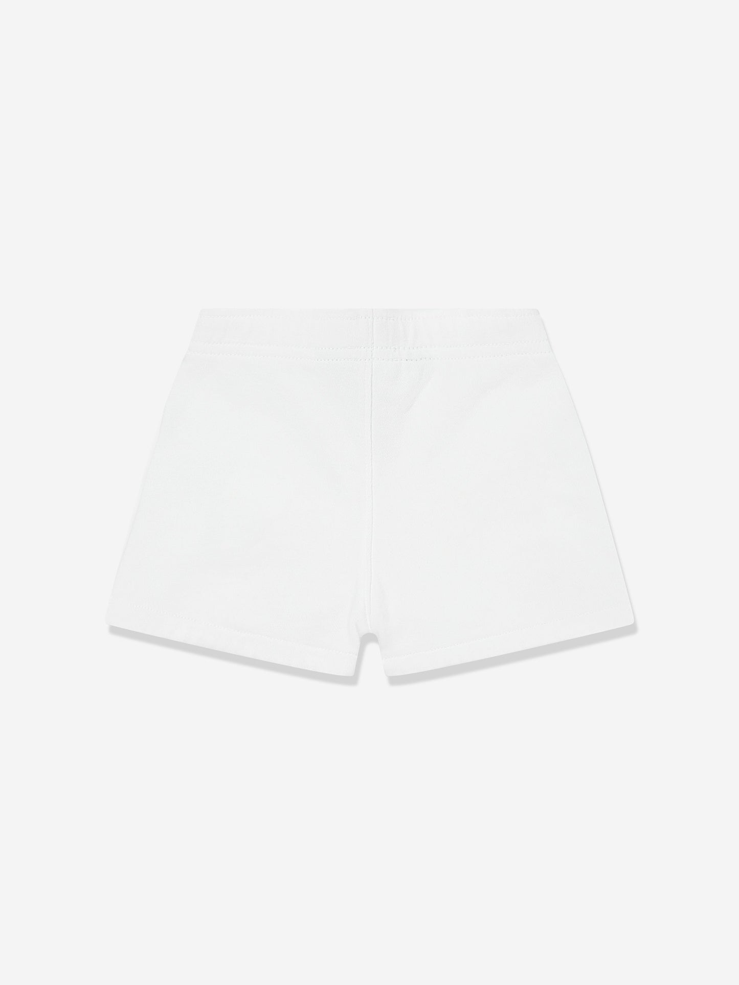 Girls Athletic Logo Shorts in White