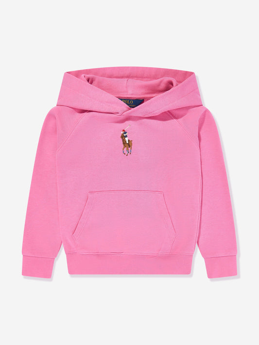 Girls Logo Hoodie in Pink