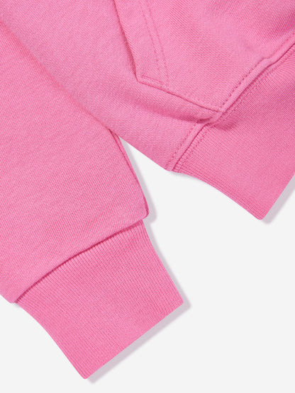 Girls Logo Hoodie in Pink