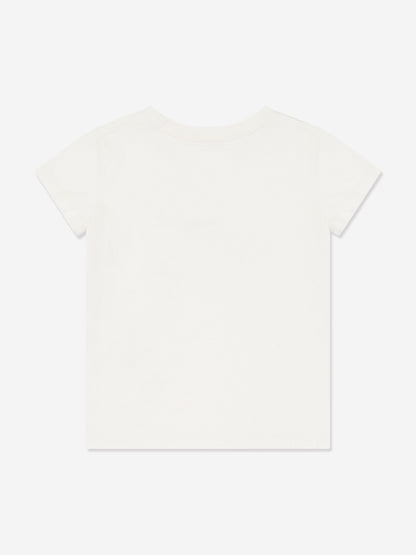Girls Polo Puppy T-Shirt in White