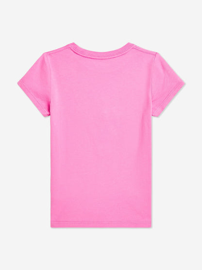 Girls Polo Bear T-Shirt in Pink