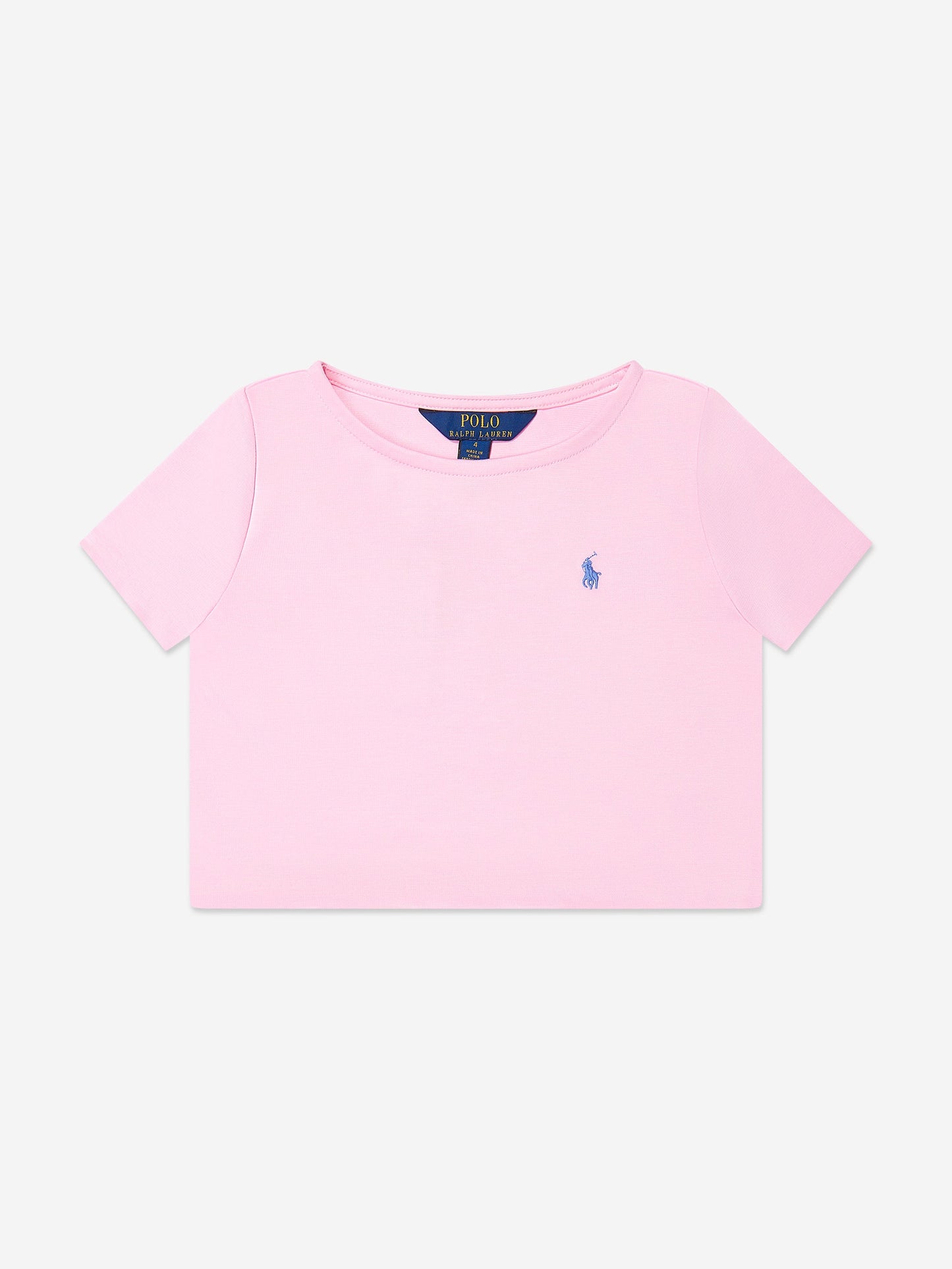 Girls T-Shirt and Skirt Set in Pink