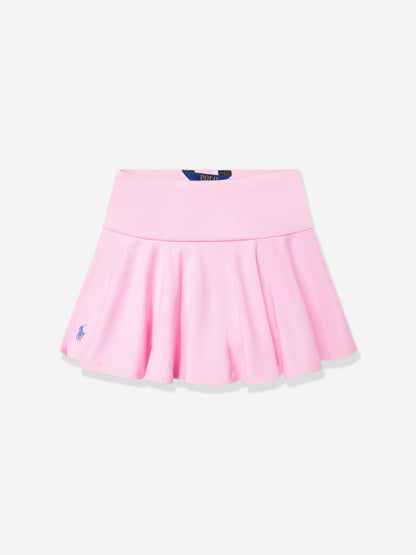 Girls T-Shirt and Skirt Set in Pink