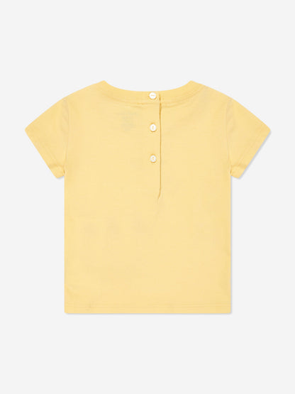 Baby Girls Polo Bear T-Shirt in Yellow