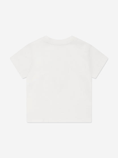 Baby Boys Bear T-Shirt in White