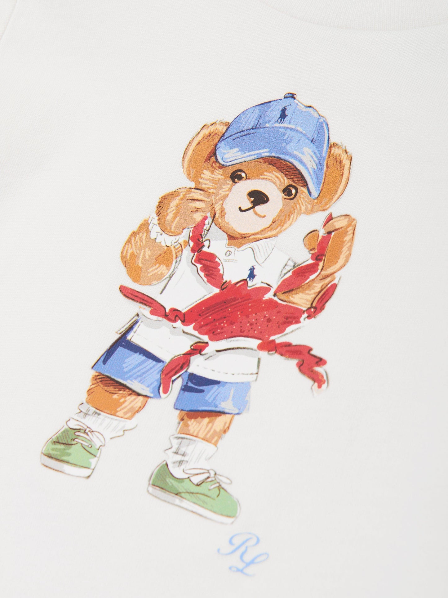 Baby Boys Bear T-Shirt in White