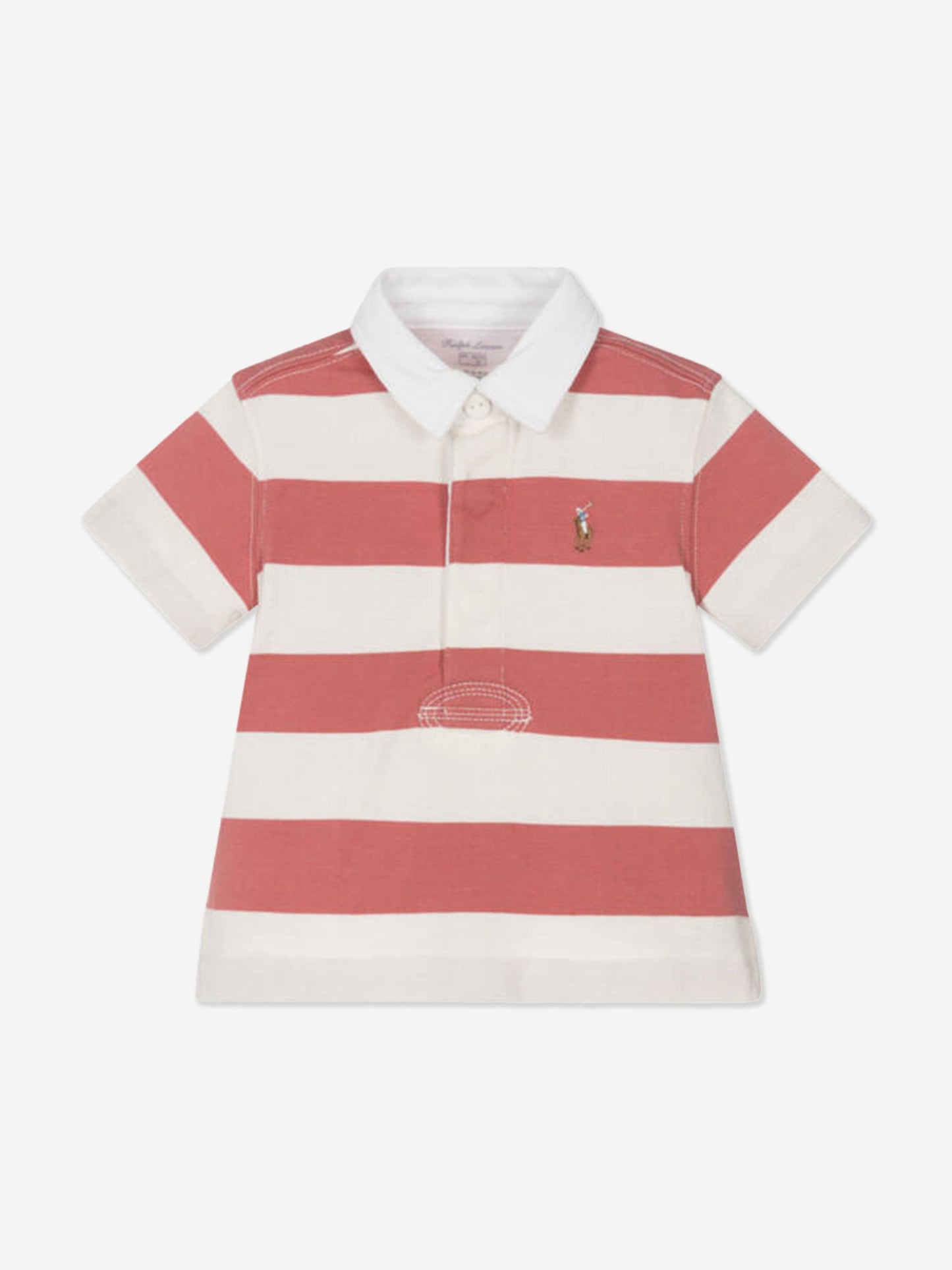 Ralph Lauren Baby Boys Rugby Top and Shorts Set in Multicolour