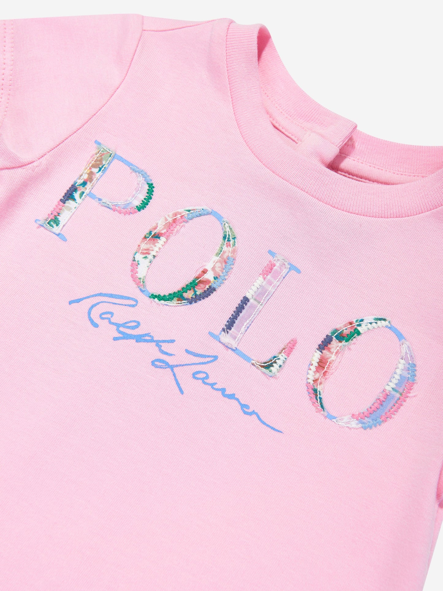 Baby Girls Polo Logo Dress in Pink