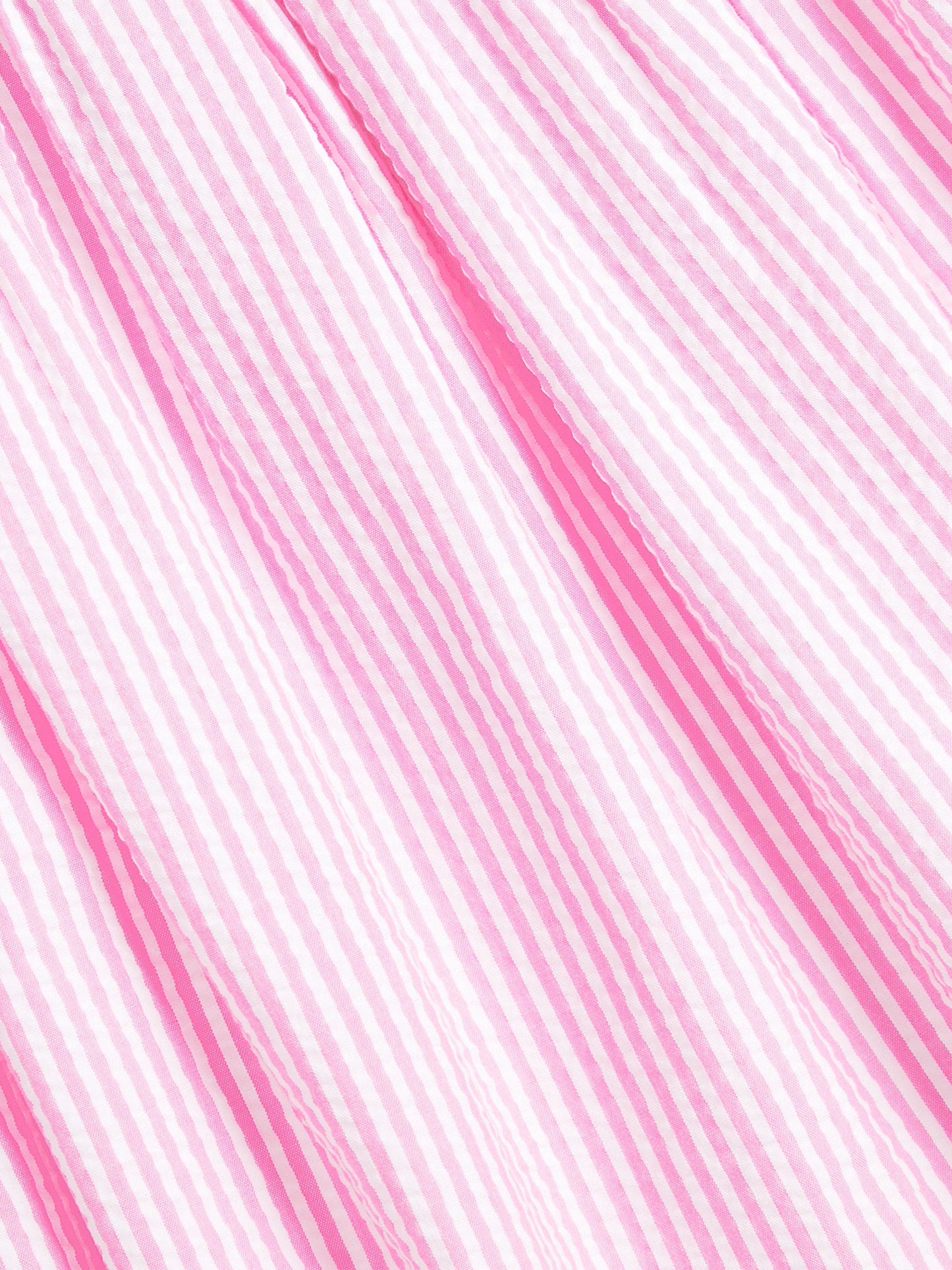 Baby Girls Striped Romper in Pink
