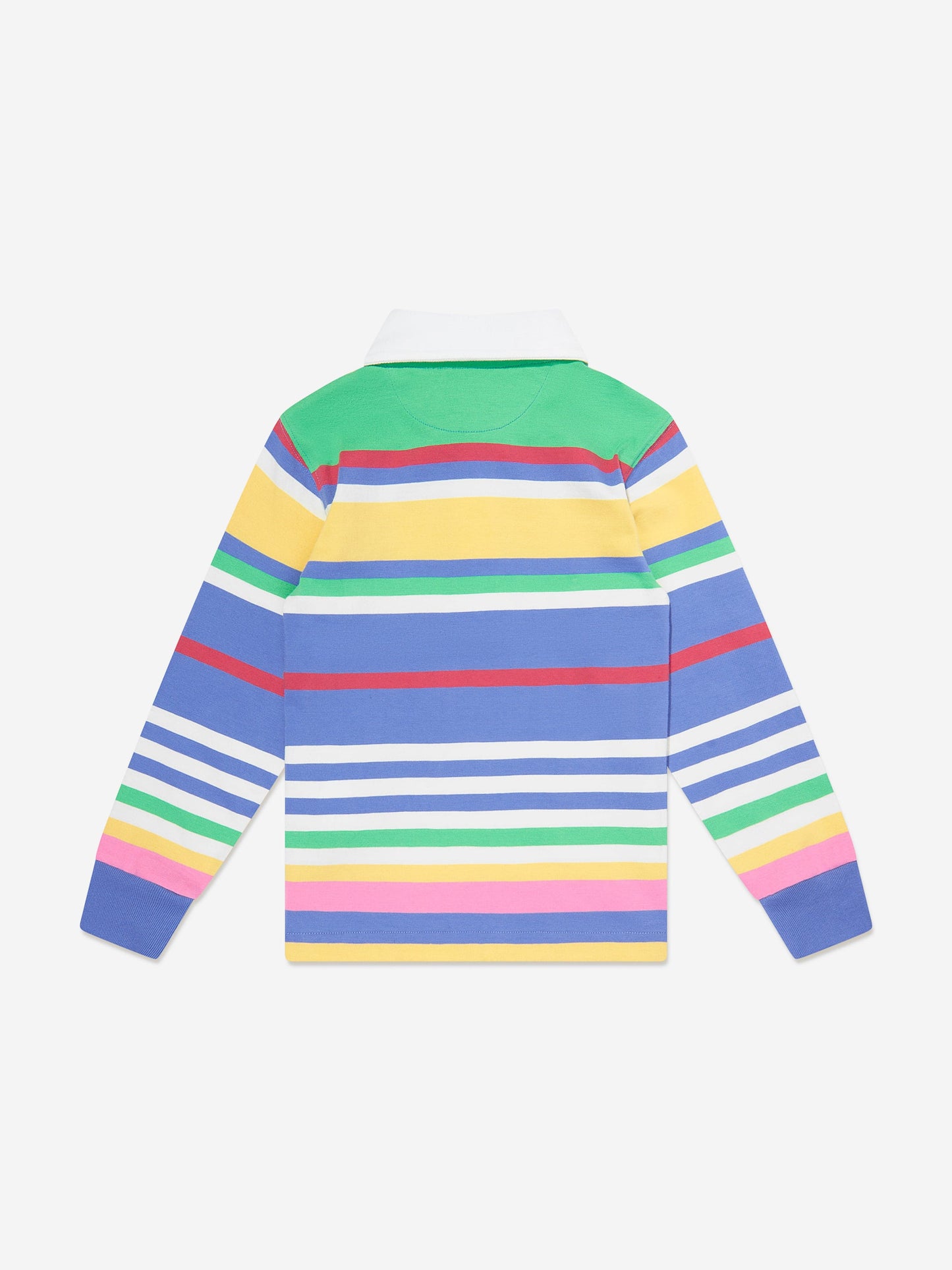 Boys Striped Rugby Top in Multicolour