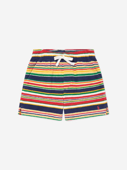 Boys Striped Shorts in Multicolour
