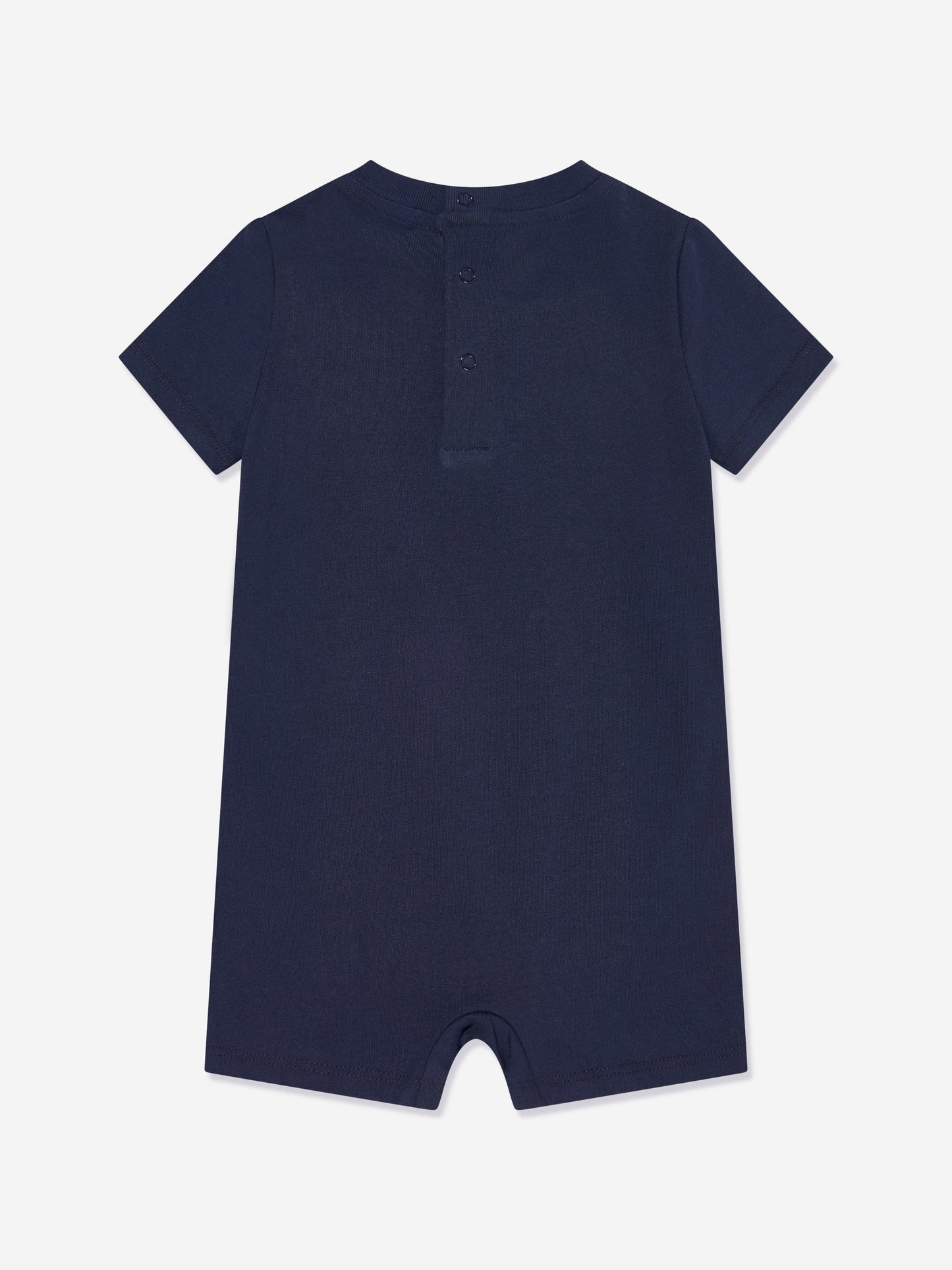 Baby Boys Dog Romper in Navy