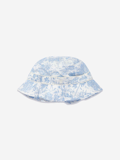 Baby Boys Riviera Toile Romper Set in Blue
