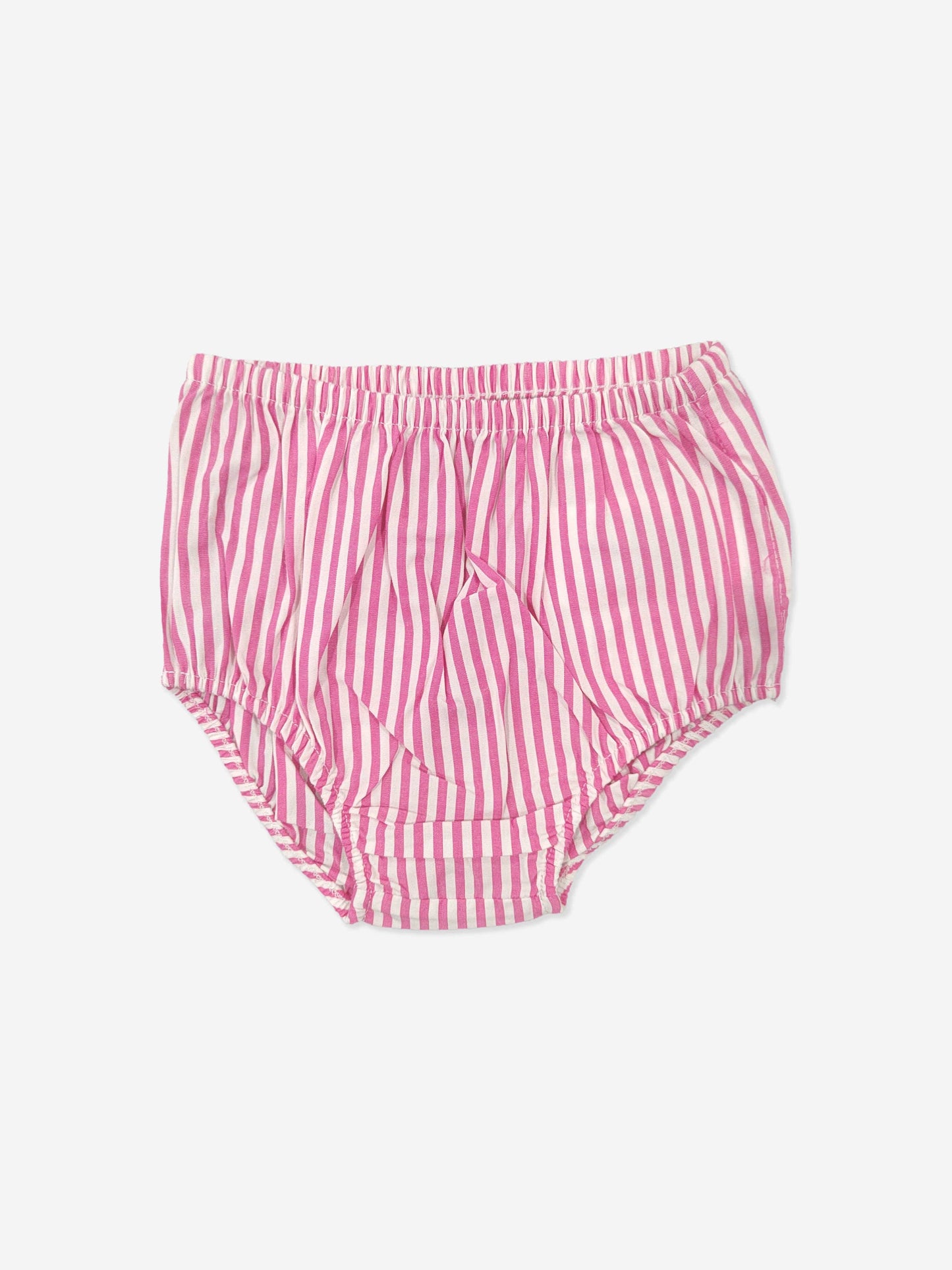 Baby Girls Striped Shirt Dress in Pink