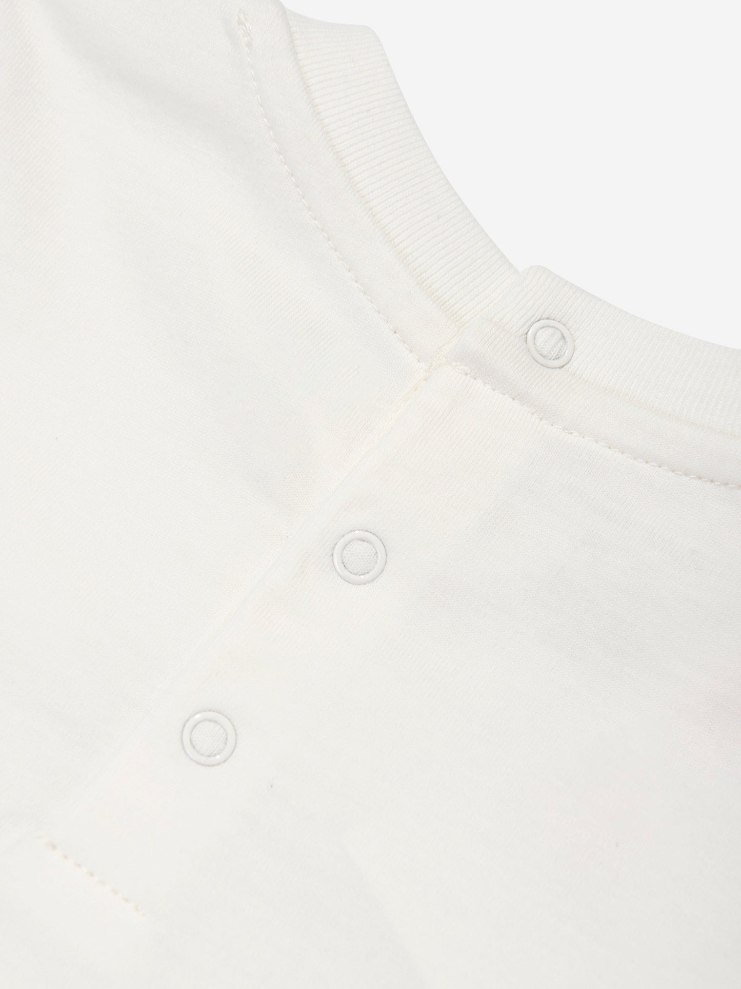Baby Boys Bear Romper in White