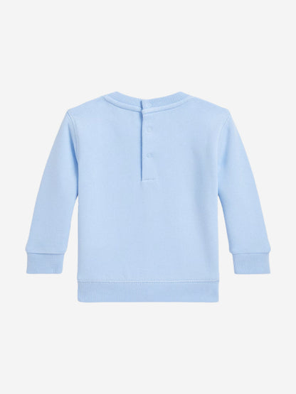 Baby Boys Bear Sweatshirt in Blue