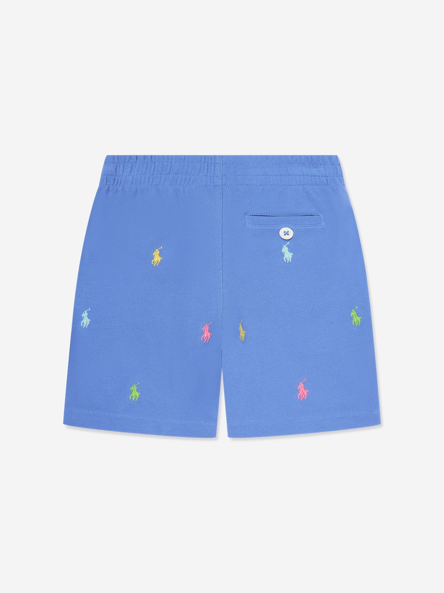 Boys Prepster Logo Shorts in Blue