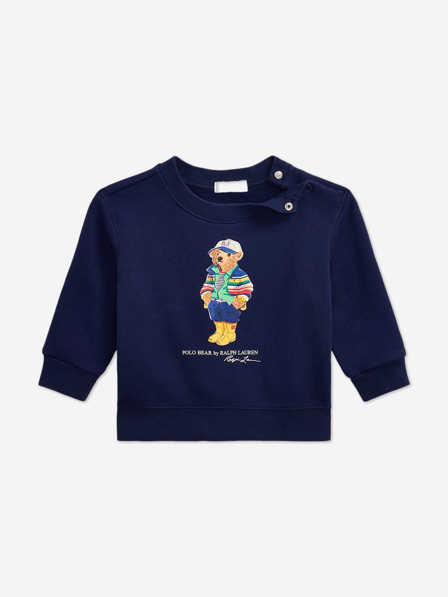 Baby Boys Cotton Sweatshirt in Navy