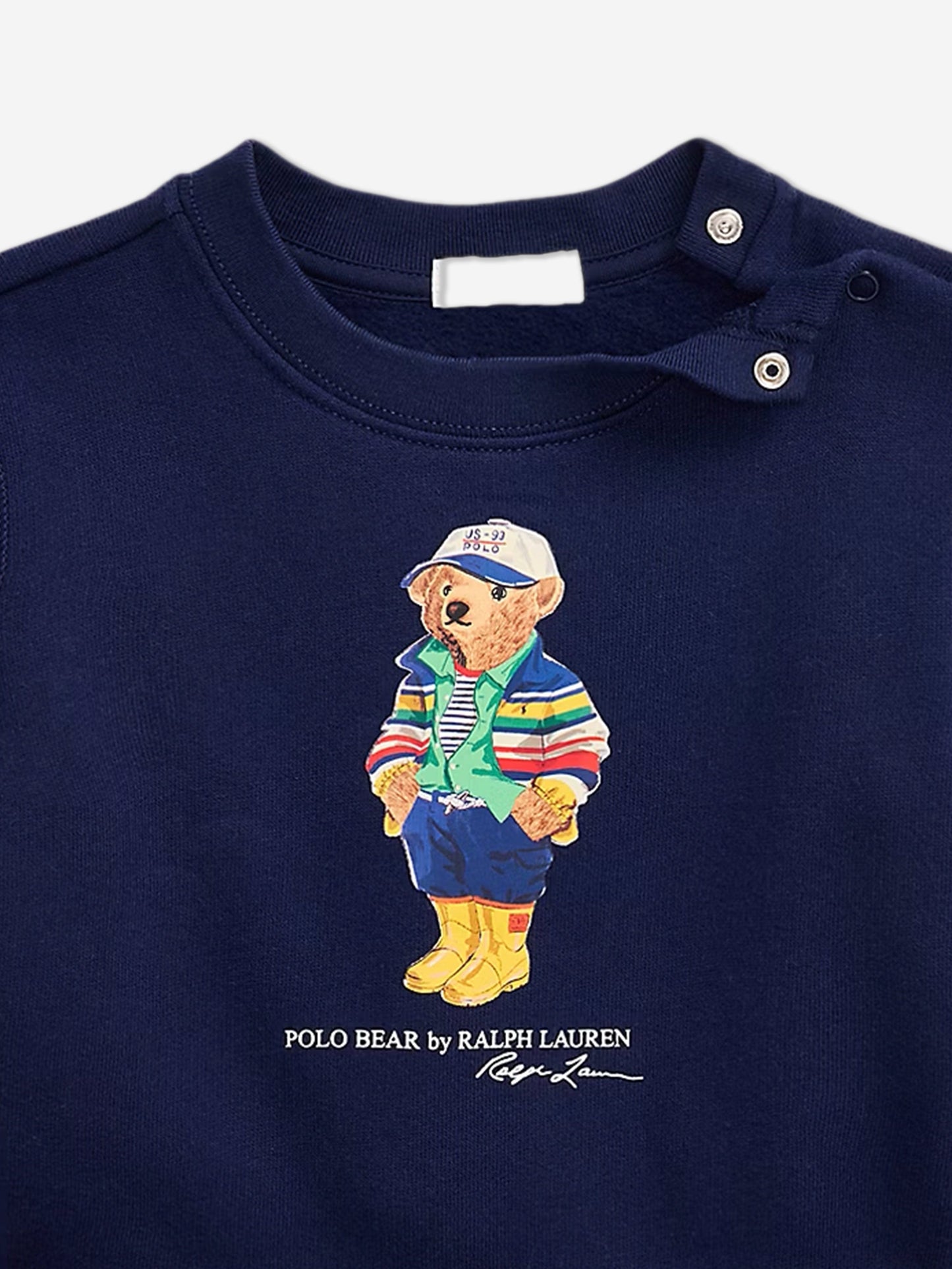 Baby Boys Cotton Sweatshirt in Navy