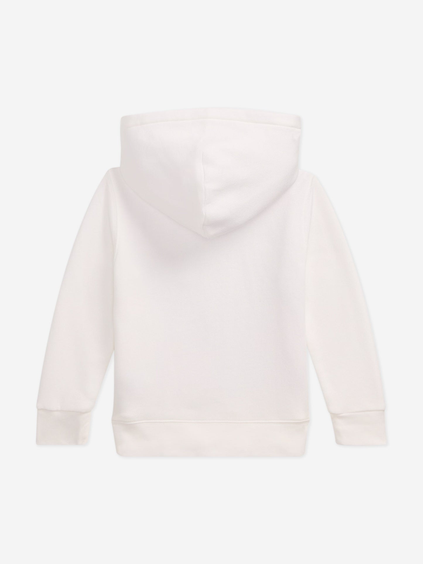 Boys Fleece Hoodie in White