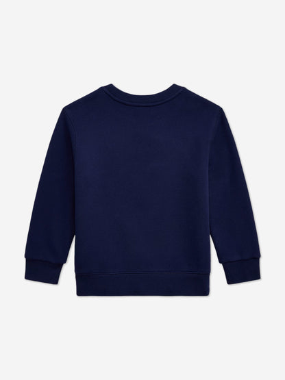 Boys Fleece Sweatshirt in Navy