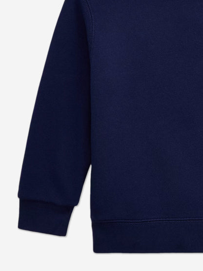 Boys Fleece Sweatshirt in Navy