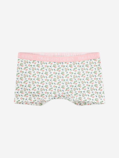 Ralph Lauren Girls 2 Pack Short Knickers Set in Ivory