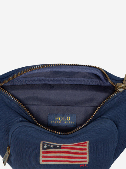 Kids Americana Belt Bag in Navy (28cm)