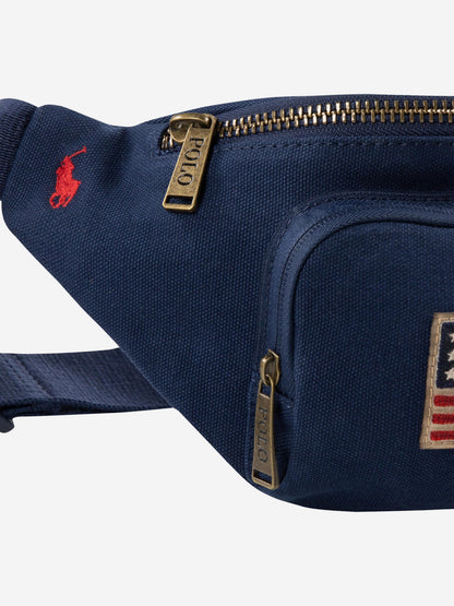 Kids Americana Belt Bag in Navy (28cm)