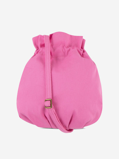 Girls Logo Bucket Bag in Pink (24cm)