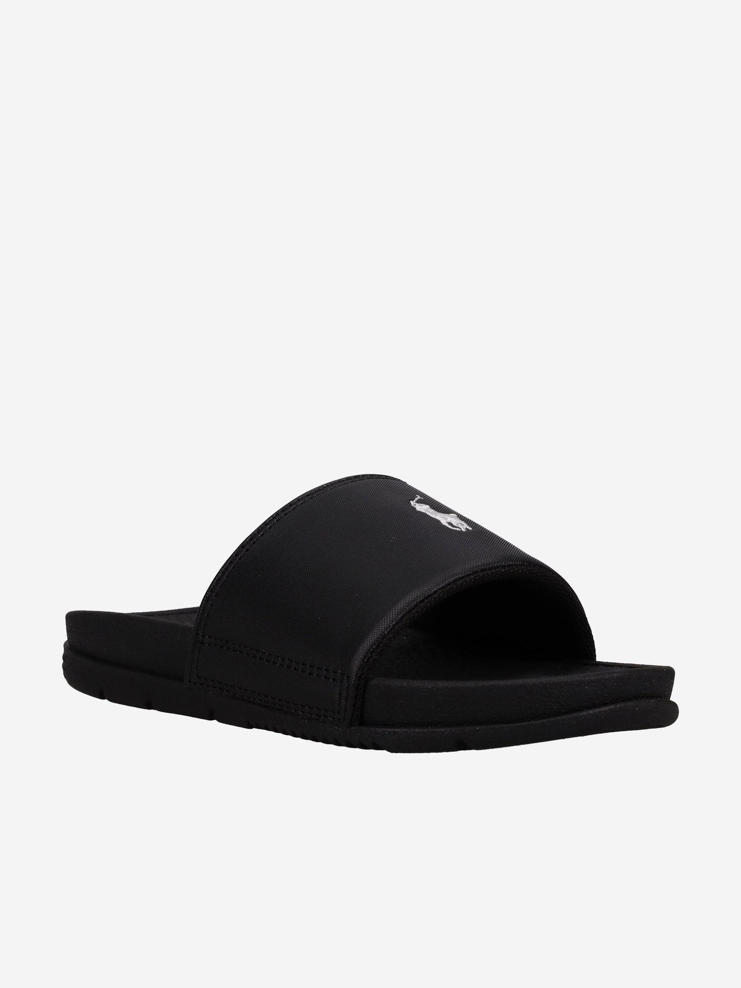 Boys Fairview Logo Sliders in Black