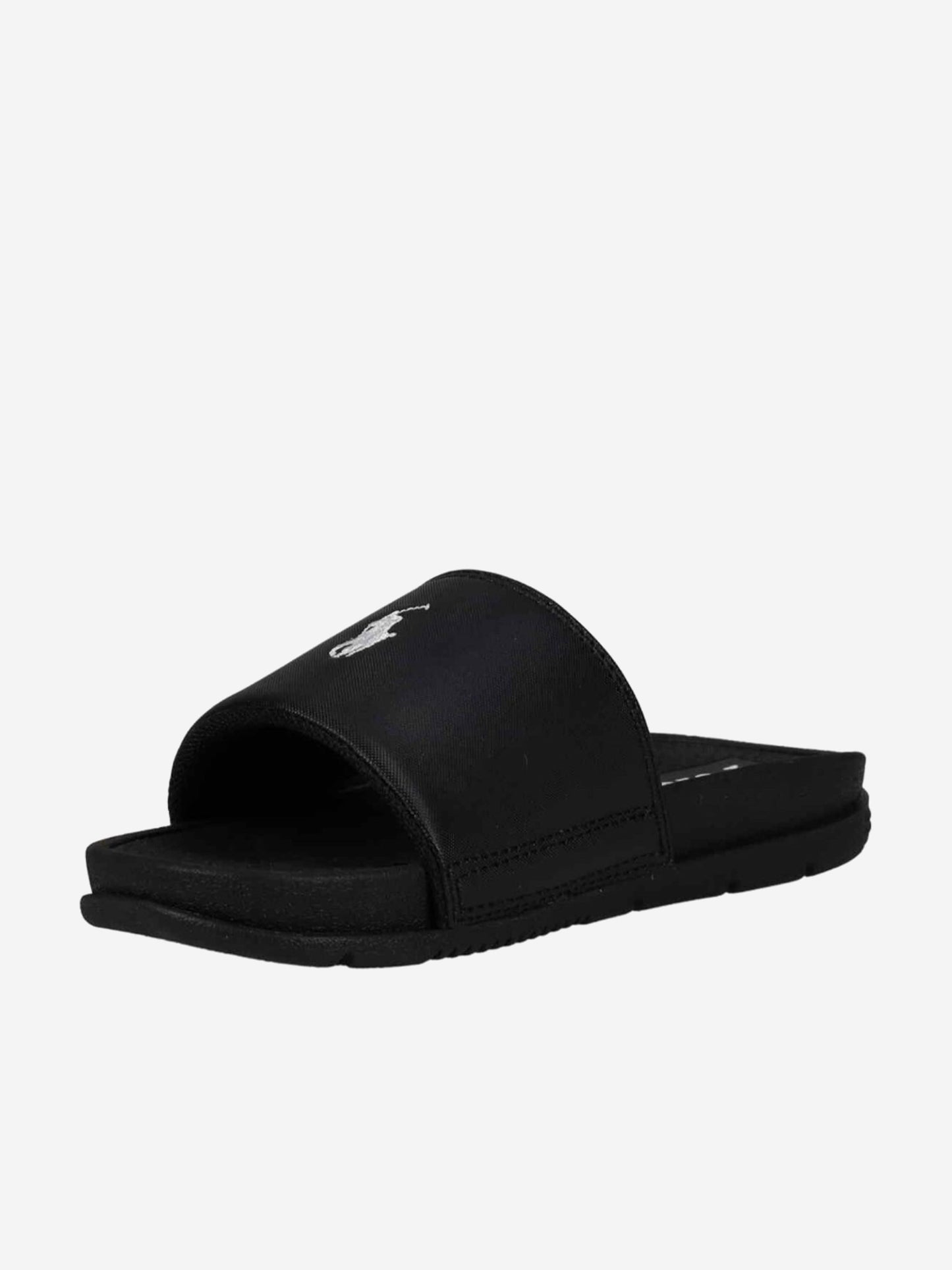 Boys Fairview Logo Sliders in Black