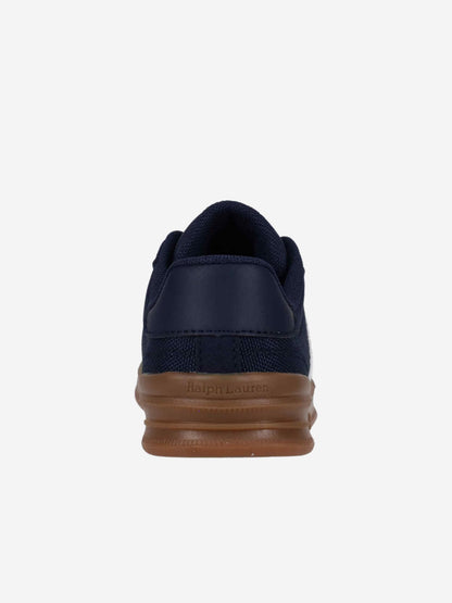 Boys Heritage Court III T-Toe Trainers in Navy