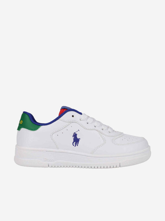 Kids Masters Court Trainers in White
