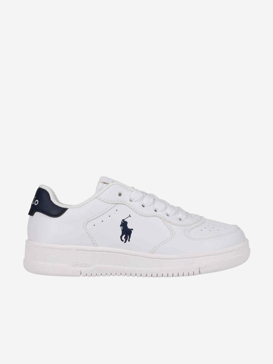 Kids Masters Court Trainers in White