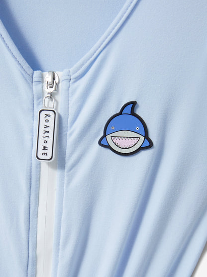 Roarsome Boys Reef The Shark Ski Bottoms in Blue