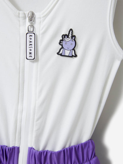 Roarsome Girls Sparkle The Unicorn Ski Bootoms in Purple