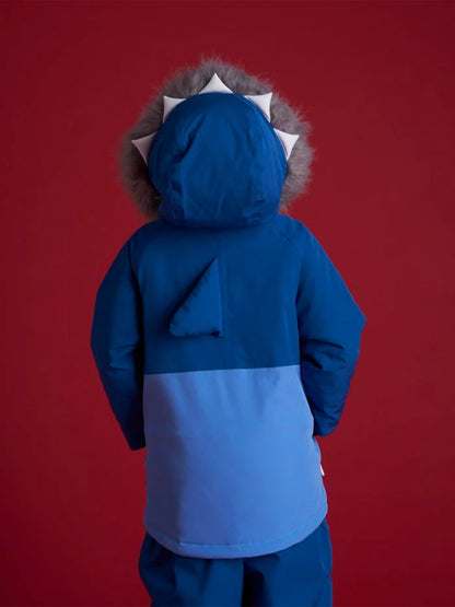 Roarsome Boys Reef The Shark Parka Ski Jacket in Blue