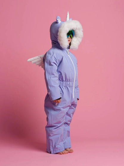 Roarsome Girls Sparkle The Unicorn Snowsuit in Purple