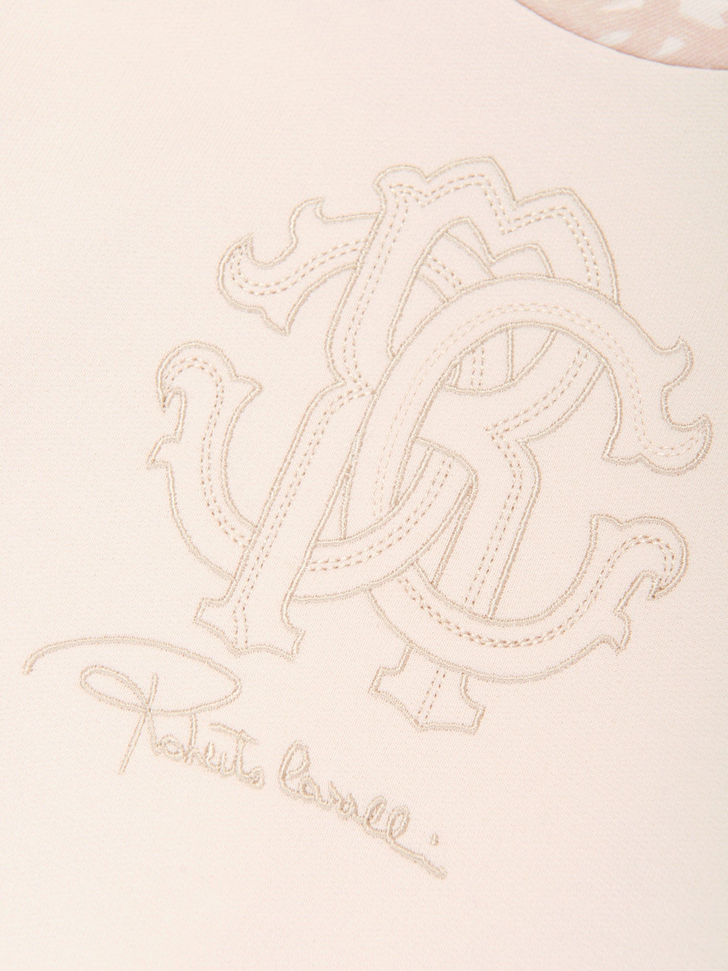 Roberto Cavalli 女童米色圆领运动衫