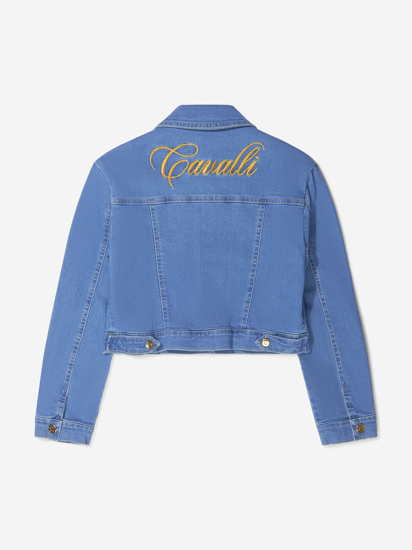 Roberto Cavalli 女童棉质牛仔夹克