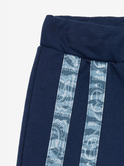 Baby Boys Logo Bermuda Shorts in Navy