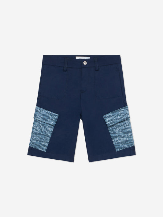 Boys Cargo Shorts in Navy