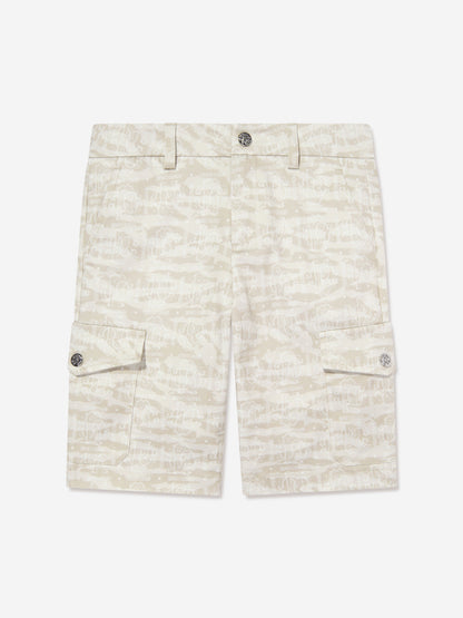 Boys Bermuda Shorts in Beige