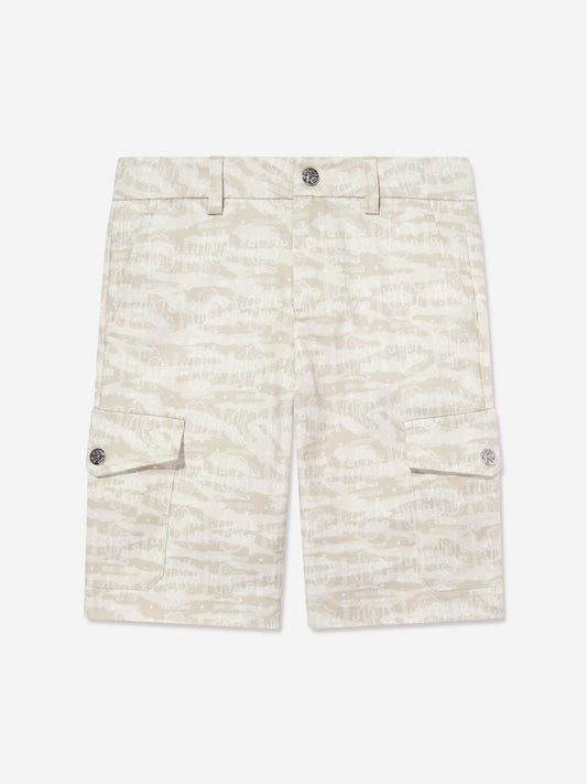 Boys Bermuda Shorts in Beige