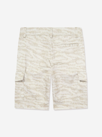 Boys Bermuda Shorts in Beige