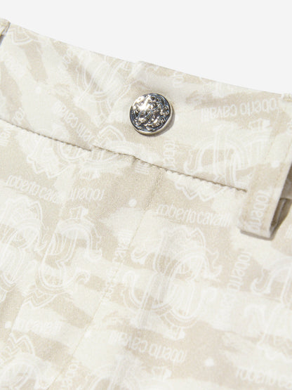 Boys Bermuda Shorts in Beige